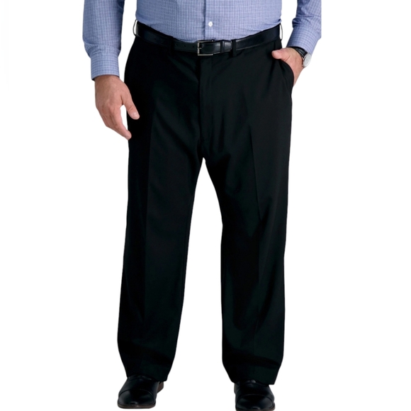 NWT Haggar premium stretch suit separate pants black classic fit size 40 - Picture 1 of 14